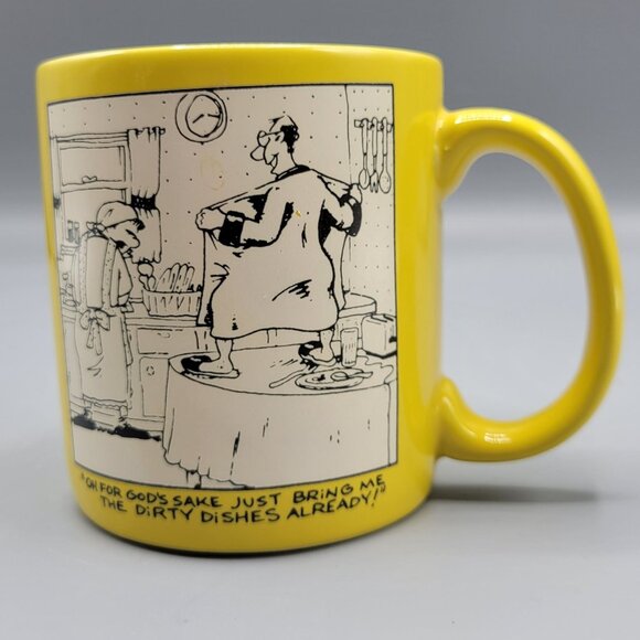 Carlton Cards Gillmania Cartoon Coffee Mug Naughty Comic Strip Dirty Dishes - Picture 6 of 11
